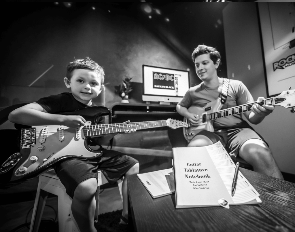 Guitar Lessons for all ages at The Music Box